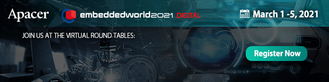 Înregistrări pentru Expoziția Digitală Embedded World 2021